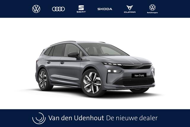 Skoda Enyaq iV 85 Elektromotor 286 1AT Sportline Tour Edition | Chrome interieur accenten | Driving mode select | Parkeersensoren voor en achter