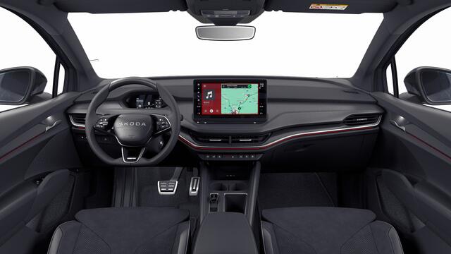 Skoda Enyaq iV 85 Elektromotor 286 1AT Sportline Tour Edition | Chrome interieur accenten | Driving mode select | Parkeersensoren voor en achter