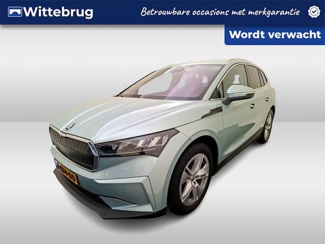 Skoda Enyaq iV 80 / SOH 91%/ AUTOMAAT/ 300 PK/ WARMTEPOMP/ PARK.SENSOREN V+A/ 360 CAMERA/ CRUISE/ STUUR+STOELVERWARM./ KEYLESS/ DIGITAL DASH/ RIJ-MODI/ NAVI/ CLIMA/ 19'' LMV