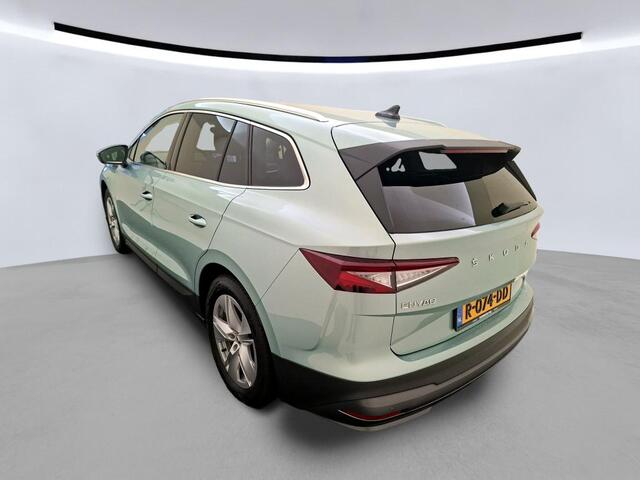 Skoda Enyaq iV 80 / SOH 91%/ AUTOMAAT/ 300 PK/ WARMTEPOMP/ PARK.SENSOREN V+A/ 360 CAMERA/ CRUISE/ STUUR+STOELVERWARM./ KEYLESS/ DIGITAL DASH/ RIJ-MODI/ NAVI/ CLIMA/ 19'' LMV
