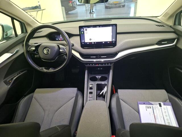 Skoda Enyaq iV 80 / SOH 91%/ AUTOMAAT/ 300 PK/ WARMTEPOMP/ PARK.SENSOREN V+A/ 360 CAMERA/ CRUISE/ STUUR+STOELVERWARM./ KEYLESS/ DIGITAL DASH/ RIJ-MODI/ NAVI/ CLIMA/ 19'' LMV