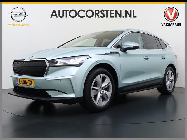 Skoda Enyaq iV 204PK 80 SOH 92% Camera 3-Zone Ecc Stoel+Stuurverwarming Elek.Achterklep Navi Apple Carplay Android Auto Keyless advanced Pdc Comfort+Klimaat Plus P-Assist Isofix Privacy Glas Lmv DAB Rijstrooksensor 1e Eigenaar Dealeronderhouden