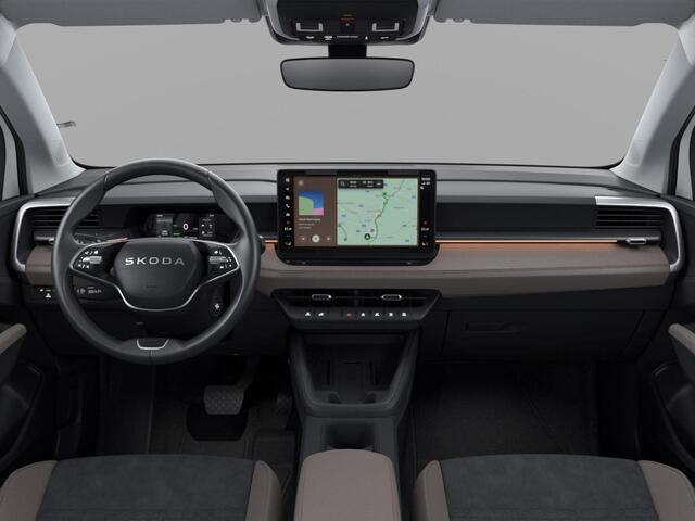 Skoda Epiq Business Launch Edition 56 kWh 211 pk | Panorama Dak | Interieur 'Suite' | Light & View Pakket | Velgen: 19" lichtmetalen velgen Lark, zwart