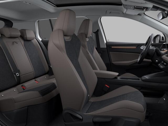 Skoda Epiq Business Launch Edition 56 kWh 211 pk | Panorama Dak | Interieur 'Suite' | Light & View Pakket | Velgen: 19" lichtmetalen velgen Lark, zwart
