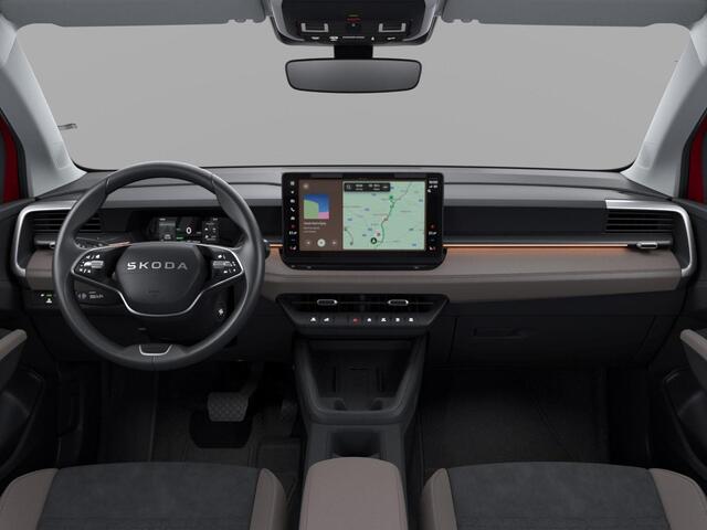Skoda Epiq Business Launch Edition 56 kWh 211 pk | Interieur 'Suite' | Light & View Pakket | Panorama Dak | Trekhaak | Velgen: 19" lichtmetalen velgen Lark, zwart