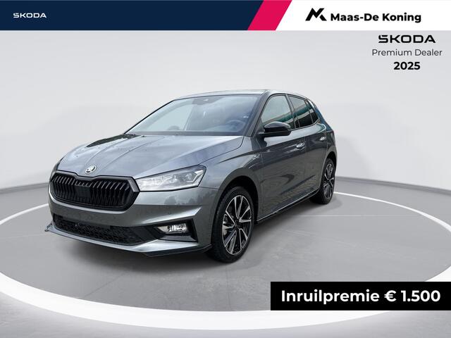 Skoda FABIA Monte Carlo 1.0 TSI 70 kW / 95 PK Hatchback 5 vers | 17'' lichtmetalen Velgen | Metallic Lak | verwarmbare voorstoelen | 1500,- inruilvoordeel!!