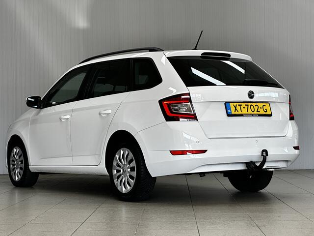 Skoda FABIA Combi 1.0 TSI Ambition/ Trekhaak/ Cruise Control/ Airco/ Bluetooth/ Apple+Android/ USB/ Isofix/ Navi /PDC/ Elek.Pakket/ Multi stuur/ Dagrijverlichting LED/ Mistlampen/ Armsteun/ Dakrails.