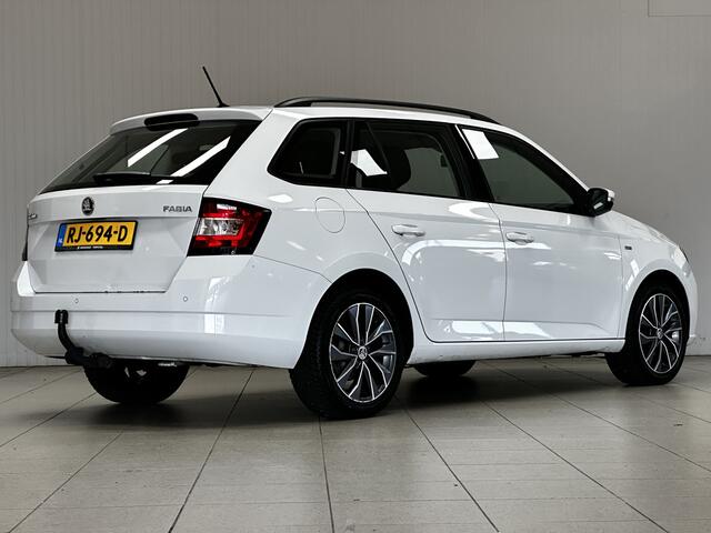 Skoda FABIA Combi 1.0 TSI Drive/ Trekhaak/ 16'' LMV/ LED Dagrijverl./ Navi/ Airco/ Cruise/ Elek. pakket/ Isofix/ Bluetooth/ Armsteun/ Multi. LEDER. Stuur/ Mistl./ PDC/ Dakrails.