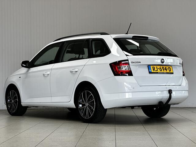 Skoda FABIA Combi 1.0 TSI Drive/ Trekhaak/ 16'' LMV/ LED Dagrijverl./ Navi/ Airco/ Cruise/ Elek. pakket/ Isofix/ Bluetooth/ Armsteun/ Multi. LEDER. Stuur/ Mistl./ PDC/ Dakrails.