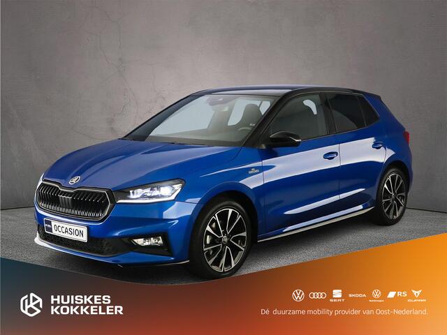 Skoda FABIA Monte Carlo 1.0 TSI 115pk DSG Automaat Panoramadak, Achteruitrijcamera, Cruise control, Stoelverwarming, App connect, Parkeersensoren, LED koplampen