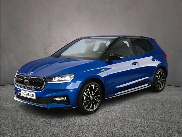 Skoda FABIA Monte Carlo 1.0 TSI 115pk DSG Automaat Panoramadak, Achteruitrijcamera, Cruise control, Stoelverwarming, App connect, Parkeersensoren, LED koplampen