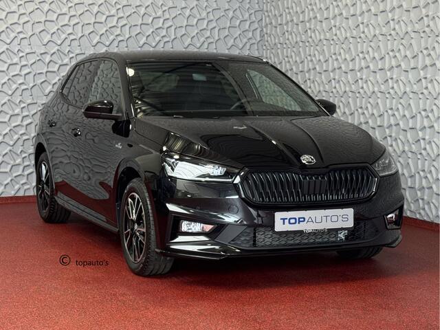 Skoda FABIA 1.0 TSI 116PK MONTE CARLO BLACK CAMERA LED STOEL/STUUR VERW ADAP, CRUISE VIC.COCKPIT 03/2025