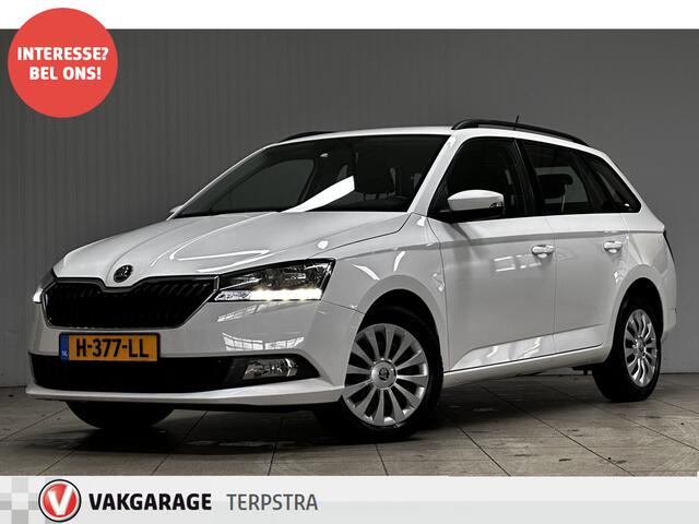 Skoda FABIA Combi 1.0 TSI Ambition /Trekhaak! /Apple + Android /Navi /Climat /Cruise /Elek. pakket /Bluetooth /USB /Multi. LEDER Stuur /PDC /LED Dagrijverl. /Isofix /Armsteun /Dakrails.