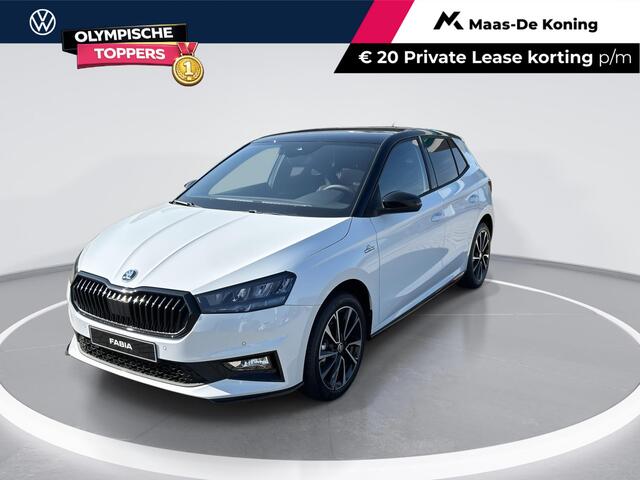 Skoda FABIA Monte Carlo 1.0 TSI 70 kW / 95 PK Hatchback 5 vers | 17'' Lichtmetalen Velgen | Verwarmbare voorstoelen | 1500,- inruilvoordeel!!
