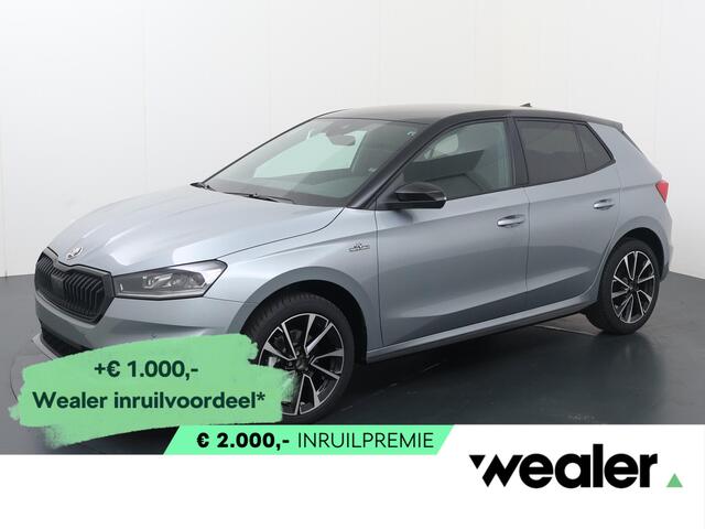Skoda FABIA Monte Carlo 1.0 TSI 115 PK DSG | Zwart Dak | full-LED koplampen | Adaptieve cruise control | Verwarmbare voorstoelen |