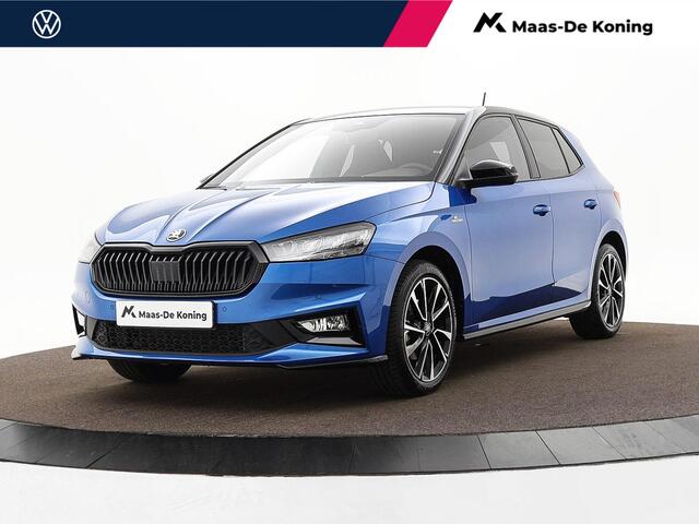 Skoda FABIA 1.0 TSI 115pk DSG Monte Carlo · Camera · Keyless · Apple/Android Car Play · Stoelverwarming · Sportstoelen · 17"Velgen · Garantie t/m 14-08-2029 of 100.000km