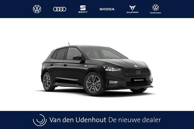 Skoda FABIA 1.0 TSI Greentech 115 DSG-7 Monte Carlo | Achteruitrijcamera | Cruise control met speedlimiter | Driver Activity Assistant, vermoeidheid waarschuwingssysteem