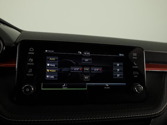 Skoda FABIA 1.0 TSI Monte Carlo 95pk 95 pk | Verlengde garantie | Stoelverwarming | Navigatie via App | Parkeersensoren | Achteruitrijcamera | LED koplampen |