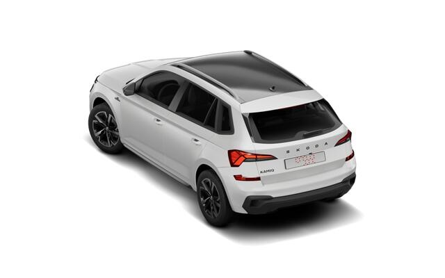 Skoda Kamiq 1.0 TSI Greentech 115 6MT Monte Carlo Verwarmbare stoelen voor | Virtual Cockpit (digitaal instrumentenpaneel) met 10,2 inch kleurenscherm | Achteruitrijcamera