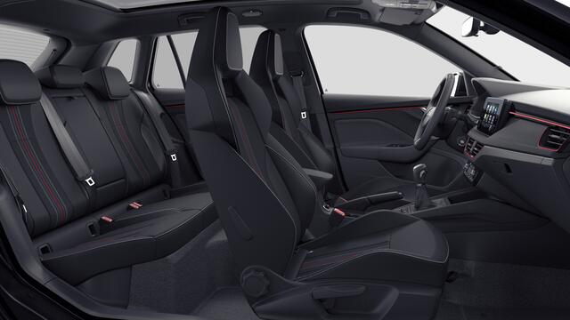 Skoda Kamiq 1.0 TSI Greentech 115 DSG-7 Monte Carlo Automaat | Verwarmbare stoelen voor | Virtual Cockpit (digitaal instrumentenpaneel) met 10,2 inch kleurenscherm | Achteruitrijcamera