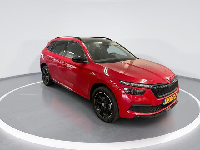 Skoda Kamiq 1.0 Tsi 110pk DSG Monte Carlo · Apple/Android Car Play · Camera · Keyless · Glazendak · P-Sensoren · 17'' Inch · Garantie t/m 29-11-2028 of 100.000km