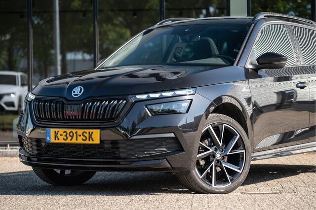 Skoda Kamiq 1.0 TSI DSG Monte Carlo | Pano | Adapt. Cruise | El. Trekhaak | Camera | Virtual | Side Assist | Stoel- Stuurverw.
