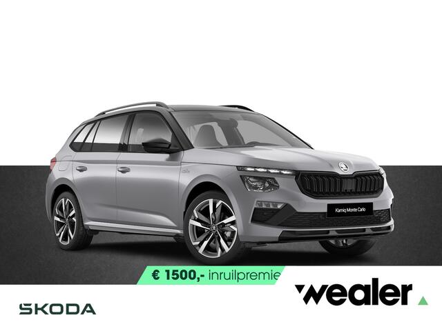 Skoda Kamiq Monte Carlo 1.0 TSI 115 PK DSG | Automaat | Navigatie | Adaptieve cruise control | 18 Lichtmetalen velgen | Zwart dak!