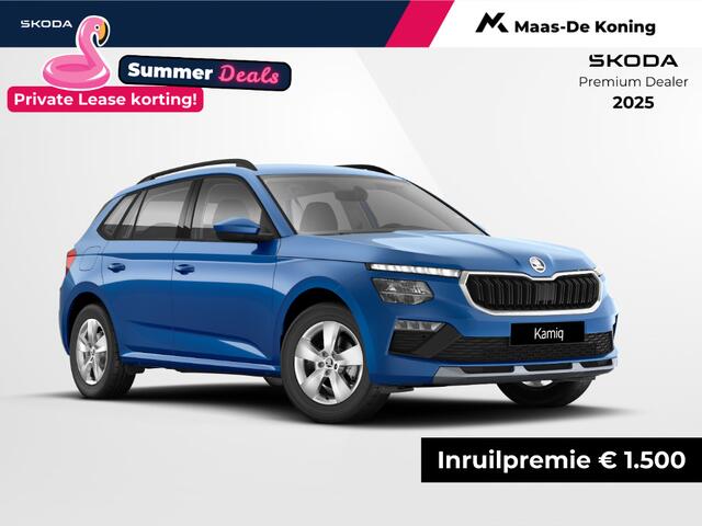 Skoda Kamiq Selection 1.0 TSI 85 kW / 115 PK SUV 6 versn. Hand | Inruilpremie 1500,- | Privatelease 379,- Per Maand!