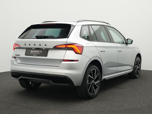 Skoda Kamiq 1.0 TSI 110 pk DSG Monte Carlo | Glazen Panoramadak | Achteruitrijcamera | Cruise Control | Stoelverwarming | 18 inch