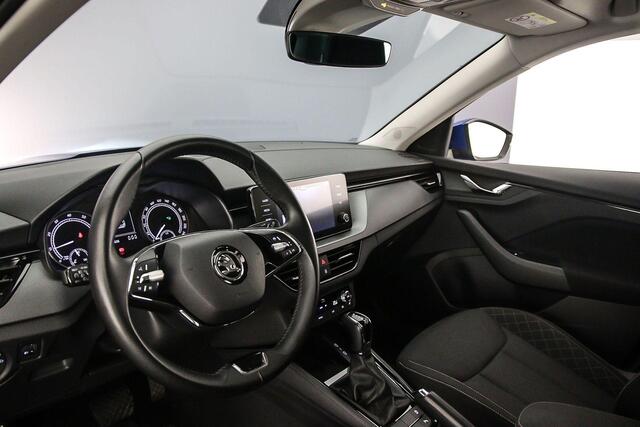 Skoda Kamiq Business Edition 1.0 TSI 110pk DSG Automaat Cruise control, Parkeersensoren, LED koplampen, Airco, Stoelverwarming, DAB, Radio, App connect