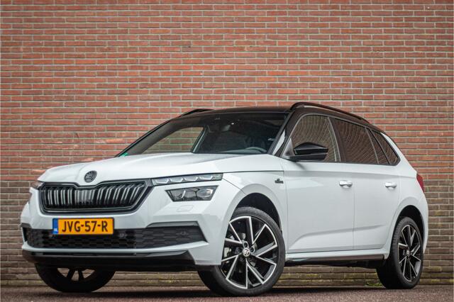 Skoda Kamiq 1.5 TSI DSG Monte Carlo, Panoramadak, Camera, Stoel & Stuurverwarming, Adaptive Cruise, Carplay, Keyless.