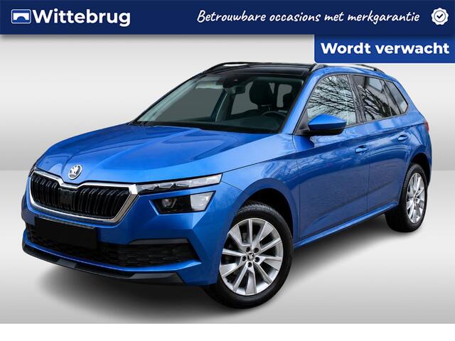 Skoda Kamiq 1.0 TSI 110pk DSG Ambition / Panoramadak / Virtual cockpit / Navigatie / Smartlink / Parkeersensoren V+A / 17'' LMV