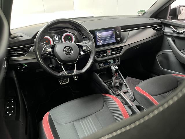 Skoda Kamiq 1.0 TSI Monte Carlo / AUTOMAAT/ PANO/ SMARTLINK/ CRUISE CONTROL/ STOELVERWARM./ ELEK.BESTUURDERSSTOEL/ ELEK.ACHTERKLEP/ PARK.SENSOREN V+A/ CAMERA/ KEYLESS/ DAB/ CLIMA/ LED/ 18'' LMV