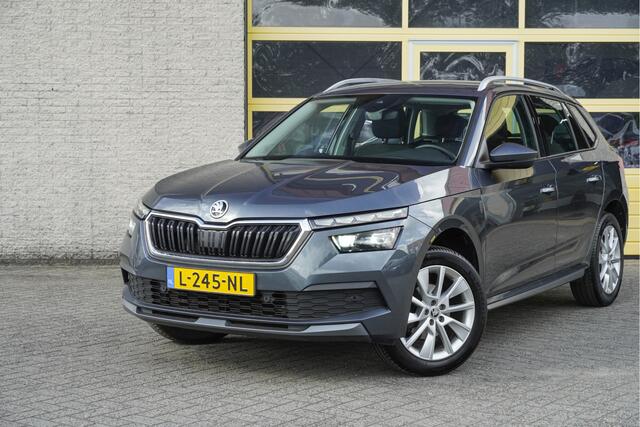 Skoda Kamiq 1.0 TSI Business Edition BJ2021 Lmv 17" | Led V+A | Dynamische knipperlichten V+A | Pdc | Sideskirts | Trekhaak | Navi | Virtual cockpit | Climate control | Cruise control | Verwarmde voorstoelen | Getint glas