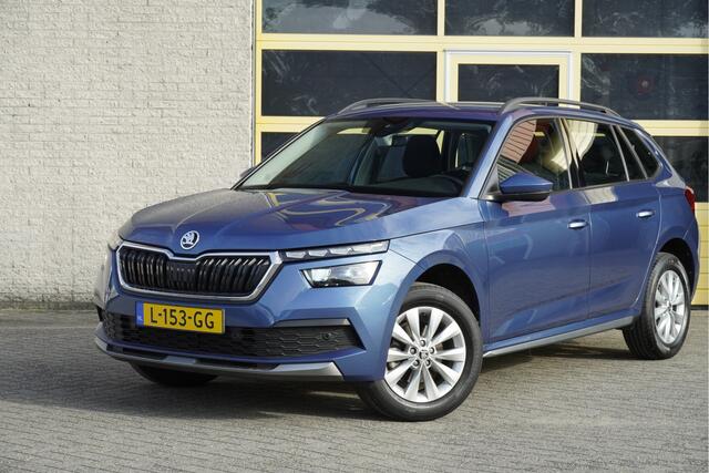 Skoda Kamiq 1.0 TSI Business Edition BJ2021 Lmv 16" | Led V+A | Dynamische knipperlichten | Pdc | Sideskirts | App-Connect | Navi | Virtual cockpit | Climate control | Cruise control | Verwarmde voorstoelen | Extra getint glas