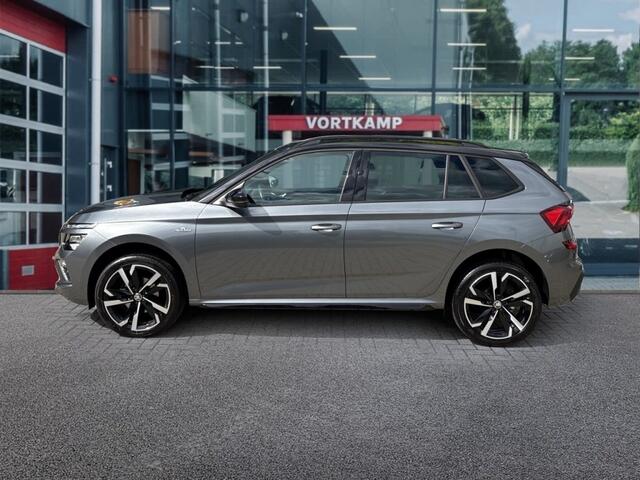 Skoda Kamiq 1.5 TSI DSG MONTE CARLO NAVI/GLASDAK/TREKHAAK/CAMERA/ACC/STUUR-STOELVERW/CARPLAY