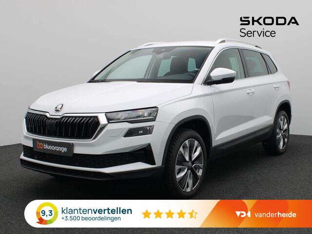 Skoda Karoq 1.5 TSI ACT Business Edition 150PK DSG full led, adaptive cruise, lane assist, elek. bedienbare achterklep, keyless, stuur-stoelverwarming, achteruitrijcamera, 18" lichtmetaal