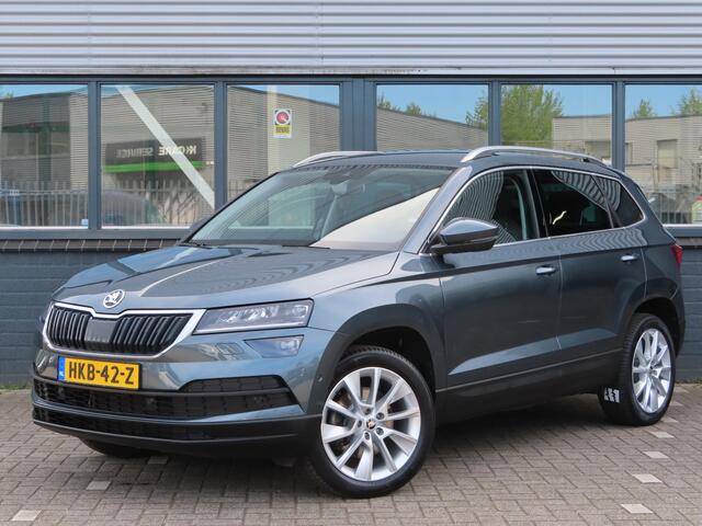 Skoda Karoq 1.5 TSI ACT Style DSG | trekhaak wegklapbaar | verwarmbare voorruit | elektrisch verstelbare stoel + geheugen | stoel + stuurwielverwarming | groot navi