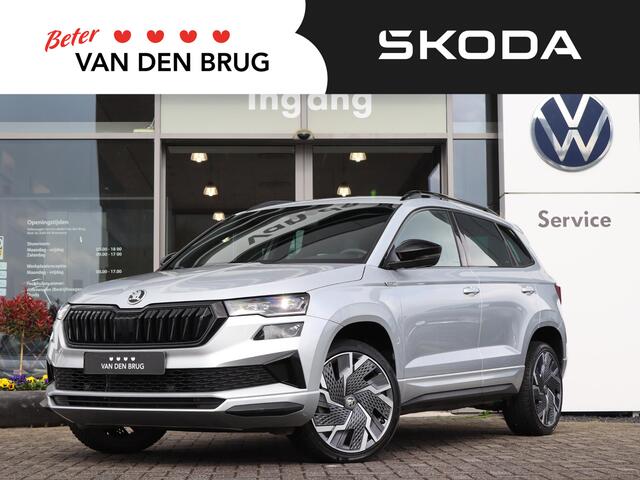 Skoda Karoq 1.5 TSI 150 pk DSG ACT Sportline Business | Navigatie | SmartLink | Camera | Climatronic | Adaptive Cruise | 19'' LM | LED | Keyless | Fabrieksgarantie tot 27-07-2026 of 60.000km |