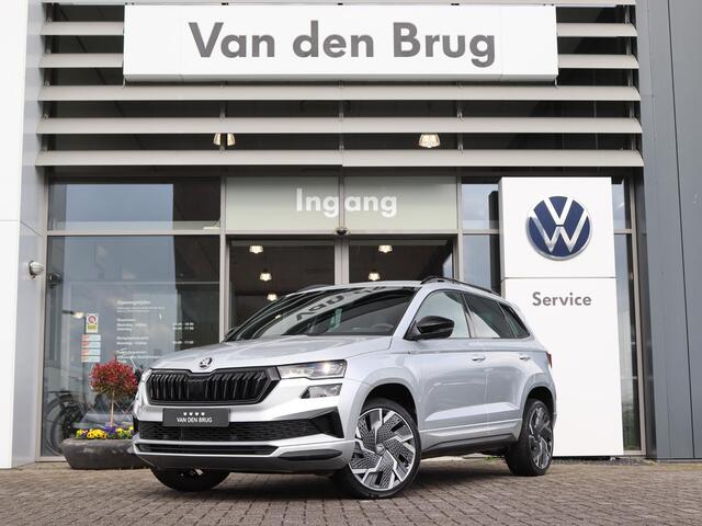 Skoda Karoq 1.5 TSI 150 pk DSG ACT Sportline Business | Navigatie | SmartLink | Camera | Climatronic | Adaptive Cruise | 19'' LM | LED | Keyless | Fabrieksgarantie tot 27-07-2026 of 60.000km |