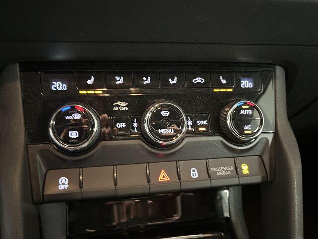 Skoda Karoq 1.5 TSI 150pk DSG ACT Business Edition · Camera · Apple/Android Car Play · Navigatie · P-Sensoren · Dodehoek Detectie · Stoel & Stuurverwarming · 16'' Inch ·