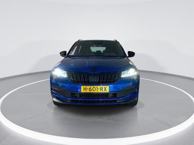 Skoda Karoq 1.5 TSI ACT 150pk DSG Sportline Business · Panoramadak · Camera · Trekhaak · Apple/Android Car Play · 19'' LMV · Keyless ·