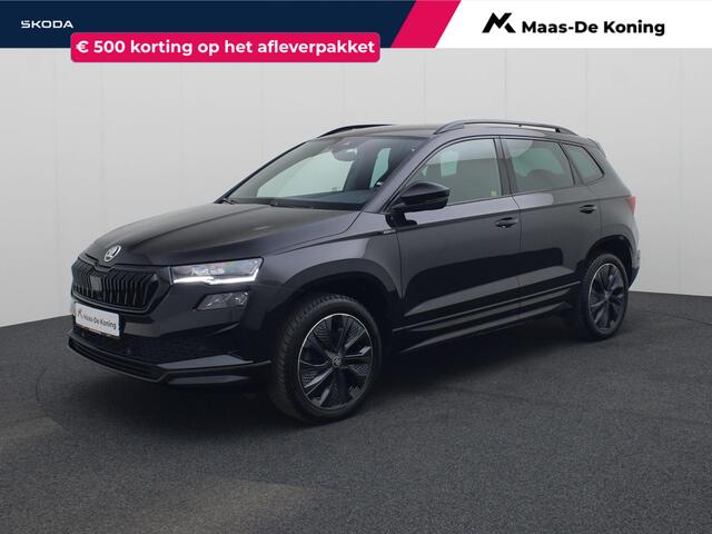 Skoda Karoq 1.5TSI/150PK ACT Sportline DSG · Navigatie · Trekhaak · Apple/Android Car Play · Camera · Garantie tot maart 2029 of 60000km.