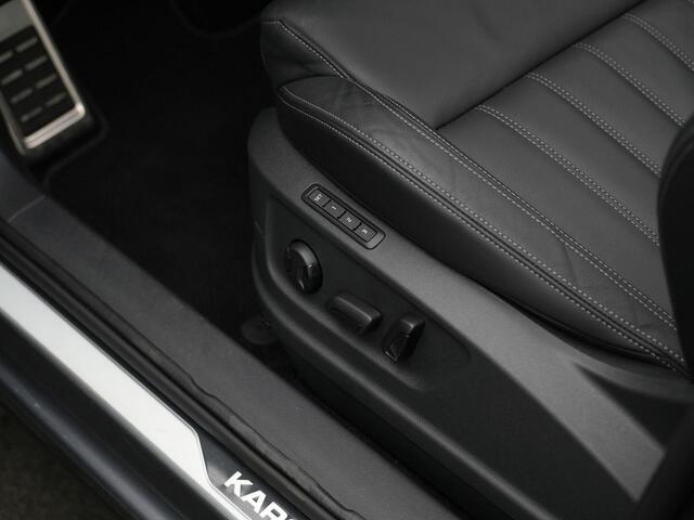 Skoda Karoq 1.5 TSI ACT 150 pk DSG Sportline | Panoramadak | Leder | Geheugenstoelen | Adaptief onderstel | Matrix LED | Stuur-/achterbankverwarming