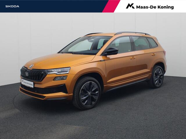 Skoda Karoq 1.5TSI/150PK ACT Sportline DSG · Navigatie · Trekhaak · Apple/Android Car Play · Camera · Einde garantie 11-03-2029 of 60000km.