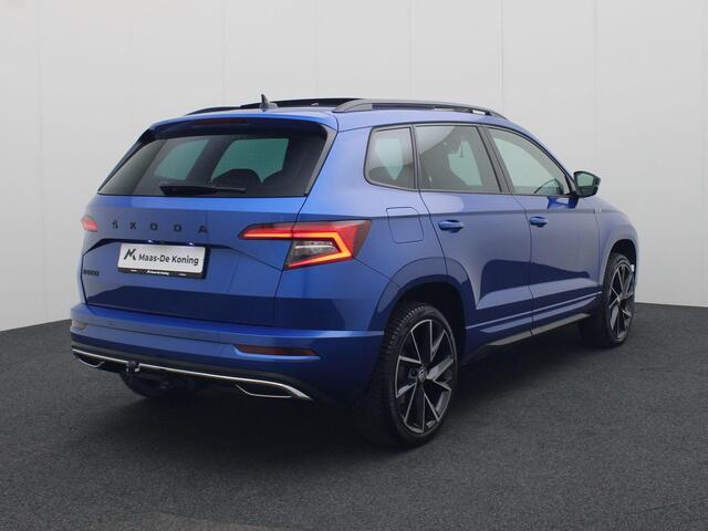 Skoda Karoq 1.5TSI/150PK Sportline Business DSG · Panoramadak · Camera · Trekhaak · Apple/Android Car Play ·