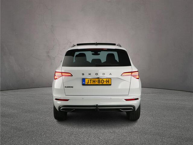 Skoda Karoq Sportline Business 1.5 TSI 150pk DSG Automaat Trekhaak, Panoramadak, CANTON audio, Adaptive cruise control, Elektrische achterklep, LED matrix koplampen