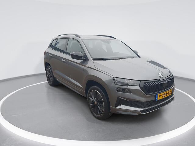 Skoda Karoq 1.5 TSI 150pk DSG ACT Sportline Business · Panoramadak · Trekhaak · Camera · Keyless · Apple/Android Car Play · 18'' Inch ·