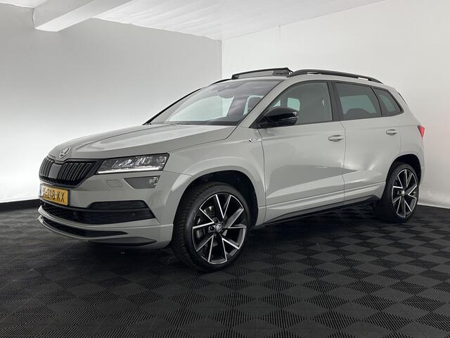 Skoda Karoq 1.5 TSI ACT Sportline Business (INCL.BTW) Aut. *PANO | DIGI-COCKPIT | FULL-LED | ADAPTIVE-CRUISE | CANTON-SOUND | BLIND-SPOT | HEATED-SPORTSEATS | CAMERA | AMBIENT-LIGHT | NAVI-FULLMAP | KEYLESS | DAB+ | TOWBAR | 19''ALU*