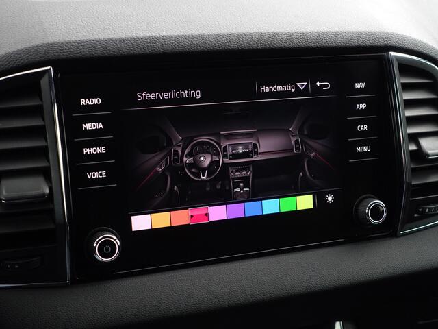 Skoda Karoq 1.5 TSI ACT Sportline Business- RS Interieur, Sfeerverlichting, Carbon, Carplay, Android Auto, Virtual Cockpit